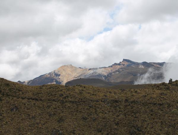 Vista del Paramillo del Quindío.