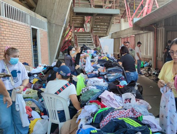 Crisis humanitaria en el Catatumbo, Norte de Santander. Miles de desplazados llegan a Cúcuta, capital del departamento, en busca de un refugio de la guerra.