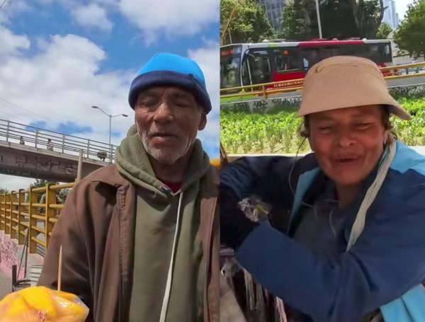 Joven compra a pequeños empredimientos y regala comida