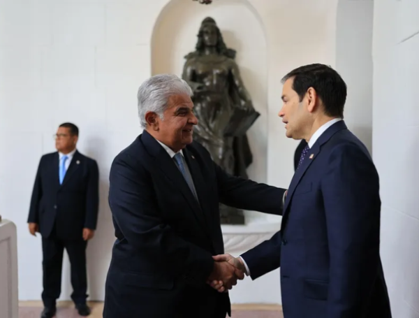 José Raúl Mulino y Marco Rubio