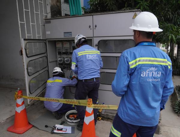 Servicio de Afinia en la Costa Caribe