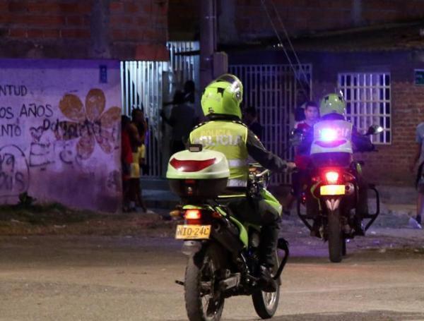 Acciones de la Policía en el oriente de Cali.