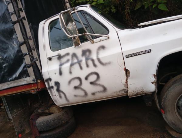 Farc 33 camioneta