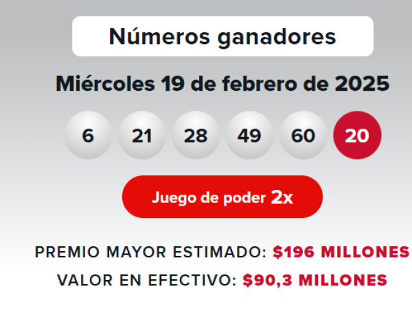 Powerball resultados