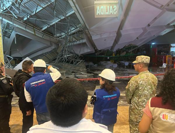 Caída del techo de centro comercial en Perú que deja al menos 3 fallecidos y 60 heridos