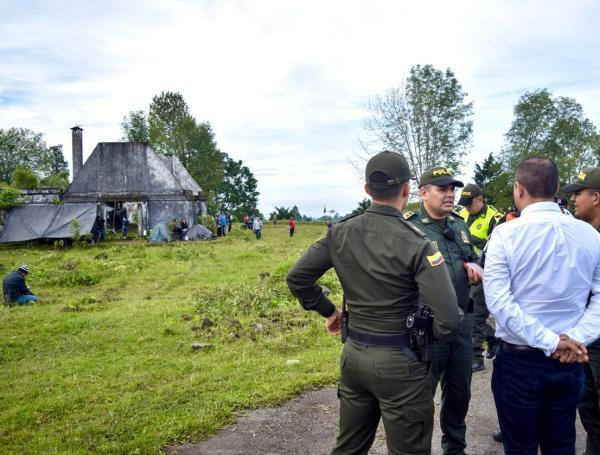 Predio de Carlos Lehder, Posada Alemana, en Salento, fue invadido por campesinos de Risaralda.