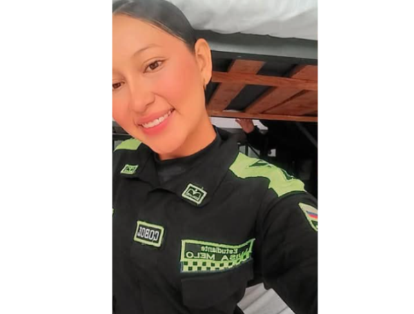 Policía víctima de accidente.