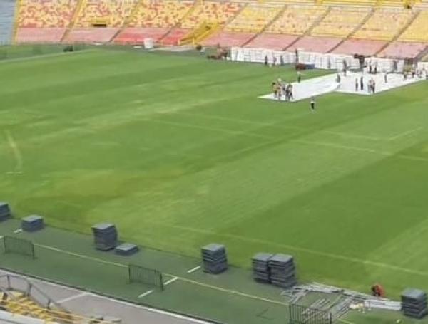 Gramilla del estadio El Campín