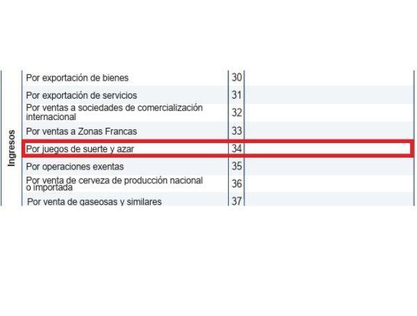 Declaración en la Dian