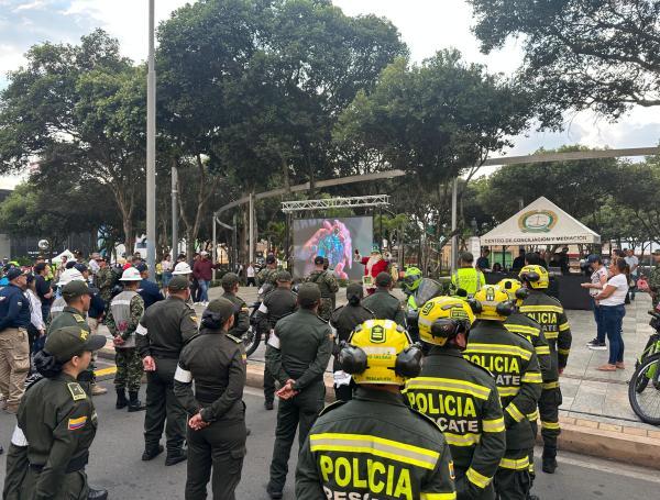 Aumentan pie de fuerza en Bucaramanga