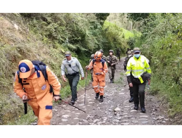 Turista perdido en Valle de Cocora