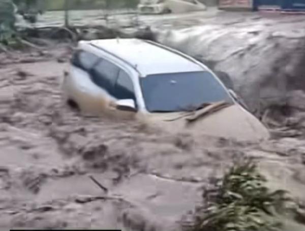 imagen por la avalancha en Nariño.