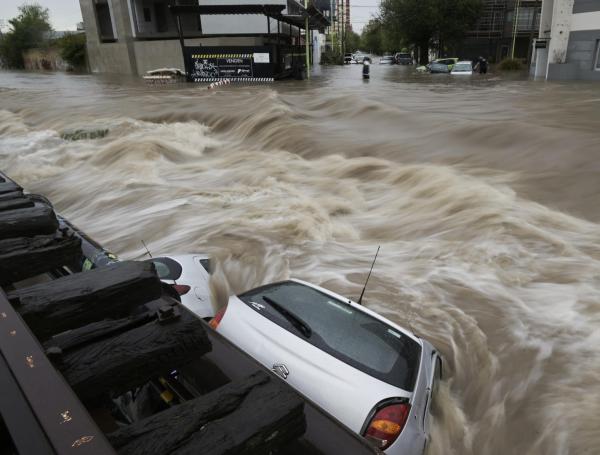 Inundaciones en Argentina.