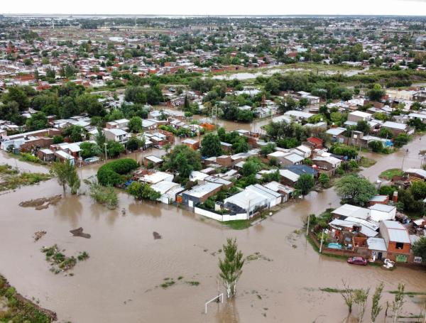 Inundaciones en Argentina.