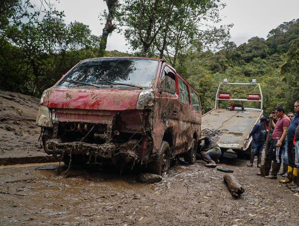 Avalancha en Nariño.