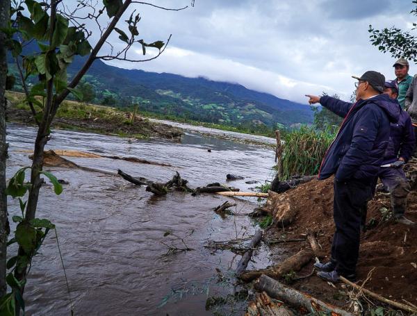 Desastre invernal en El Encano, Nariño, en zona de la laguna de La Cocha.