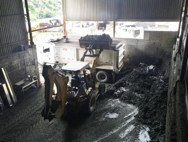 Operaciones de la mina El Roble, en Carmen de Atrato.
