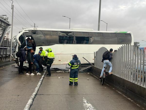 Accidente en el sur de Bogotá