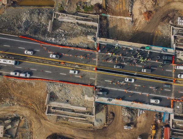 Puente del intercambiador vial de Rionegro