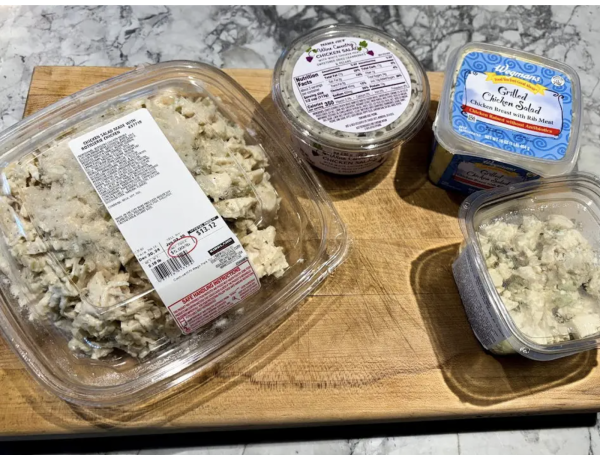 Ensalada de pollo de 4 cadenas diferentes en Estados Unidos.