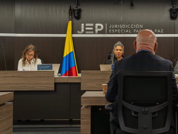 Salvatore Mancuso en la JEP.