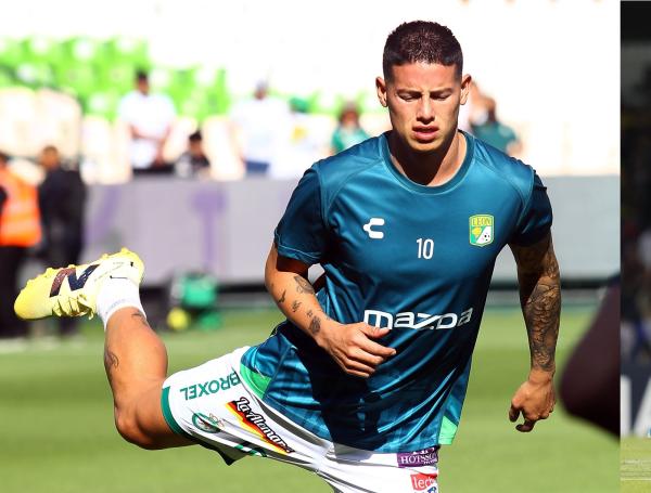 James Rodríguez, Willer Ditta y Kevin Mier