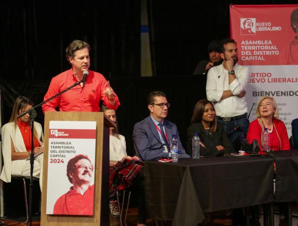 Juan Manuel Galán en la conveción del Nuevo Liberalismo de noviembre del año pasado.