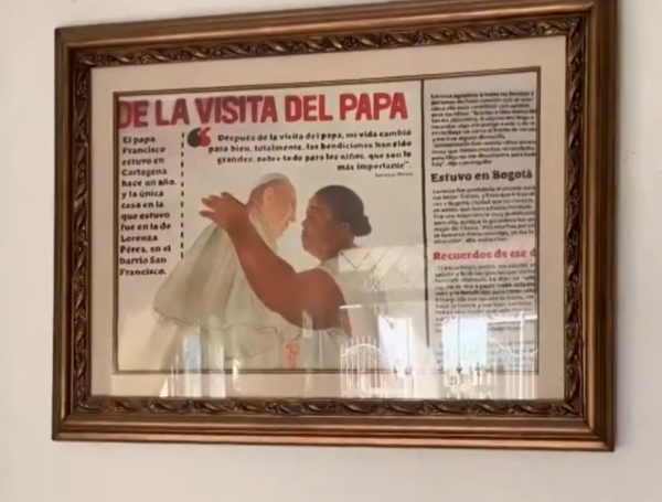Papa Francisco en Cartagena, 2017.