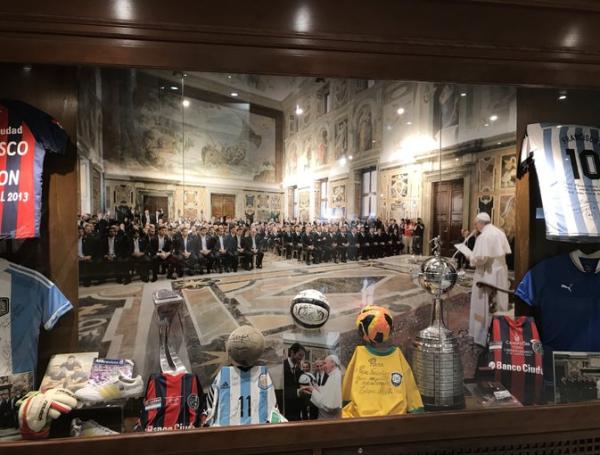 Museo de fútbol del papa Francisco