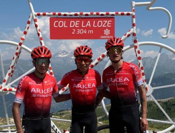 Dáyer Quintana, Winner Anacona y nairo.