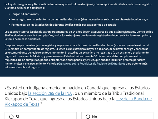 Uscis herramienta