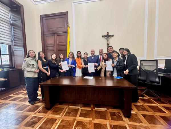 La radicación del proyecto trazador presupuestal para la niñez.