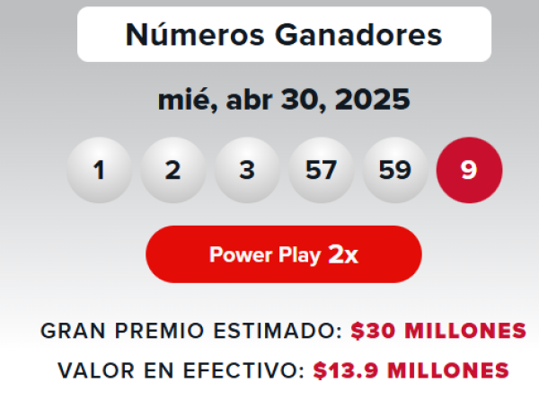 Powerball resultados