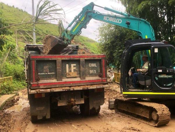 Afectaciones por lluvias en Medellín