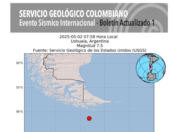 Temblor hoy
