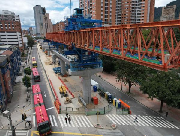 Las obras del metro de Bogotá ya superan el 50 porciento de avance.