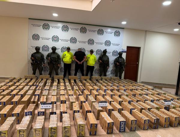 La droga que fue incautada.
