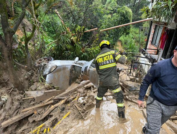Afectaciones por lluvias en Itagüí