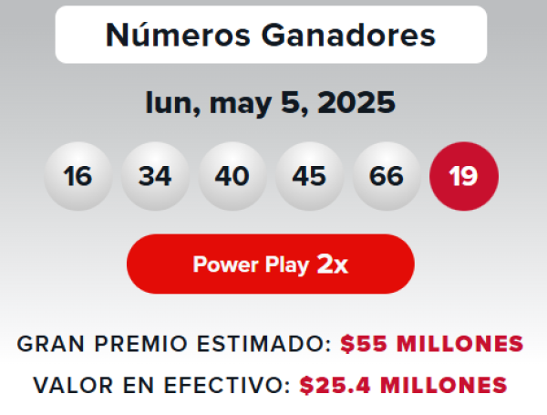 Powerball resultados