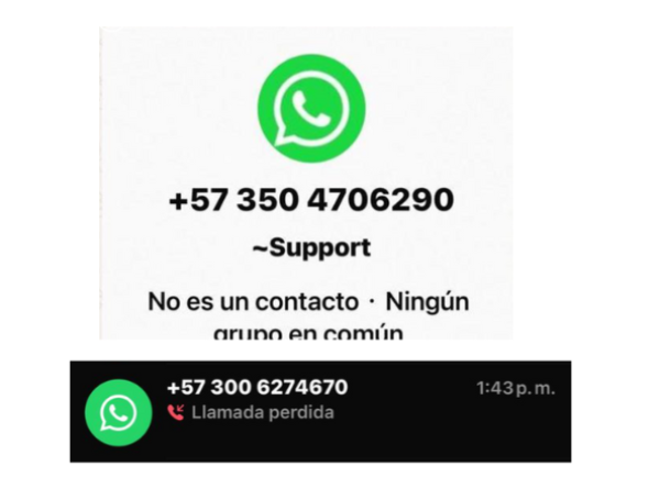 Estafas de WhatsApp