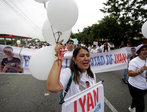 Marcha en Cali clamó por la liberación del niño.