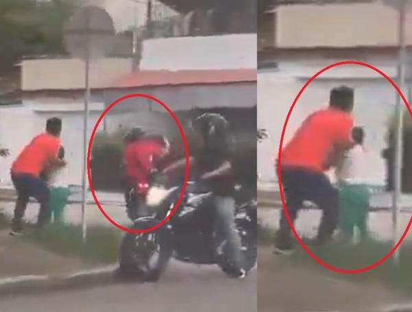 Niño por poco es atacado con arma de fuego
