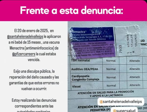 Evidencia entregada por la madre del menor de edad.