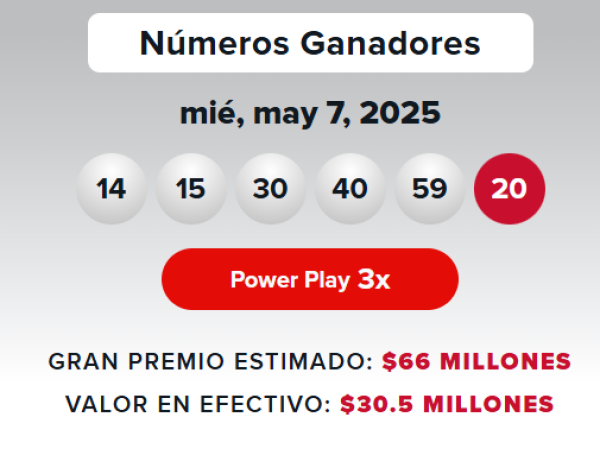 Powerball resultados