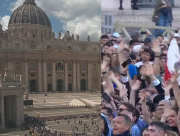 Así luce el Vaticano en estos momentos.
