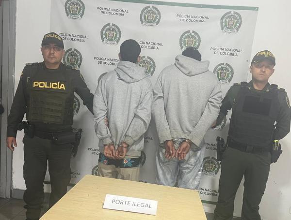 Los capturados por el caso de feminicidio en Guacarí.