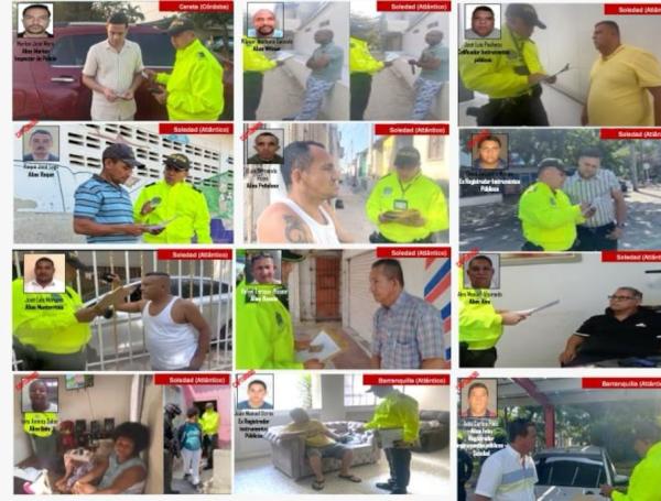 Capturados implicados en el robo de tierras