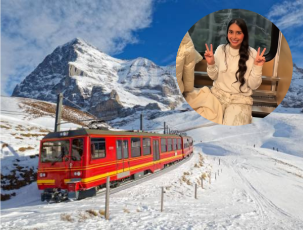 Tren rojo de los Alpes Suizos