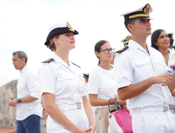 Leonor de Borbón rinde tributo a Blas de Lezo en Cartagena
