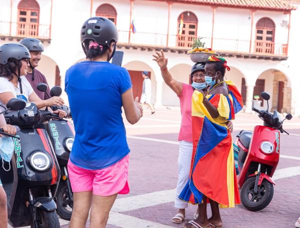 Motos eléctricas en Cartagena.